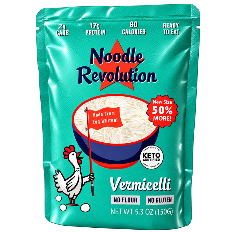 Noodle Revolution Vermicelli pouch, 3D product visualization
