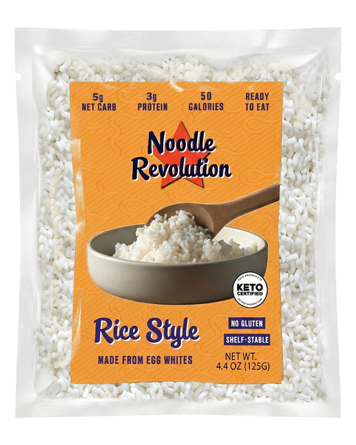 Noodle Revolution Rice Style (6 Pack) refined front packaging