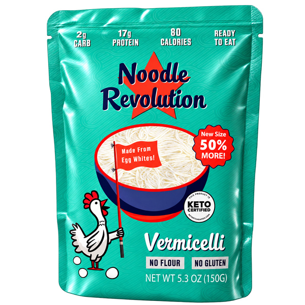 Noodle Revolution Vermicelli pouch, 3D product visualization